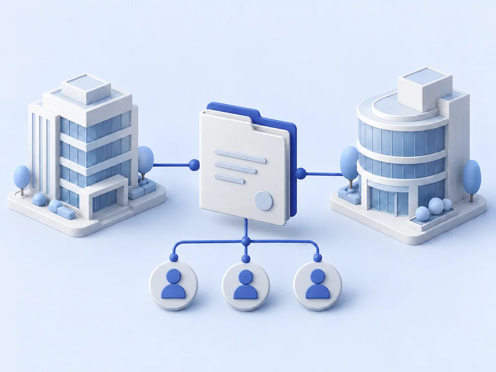 Composição conceitual de marketing b2b.